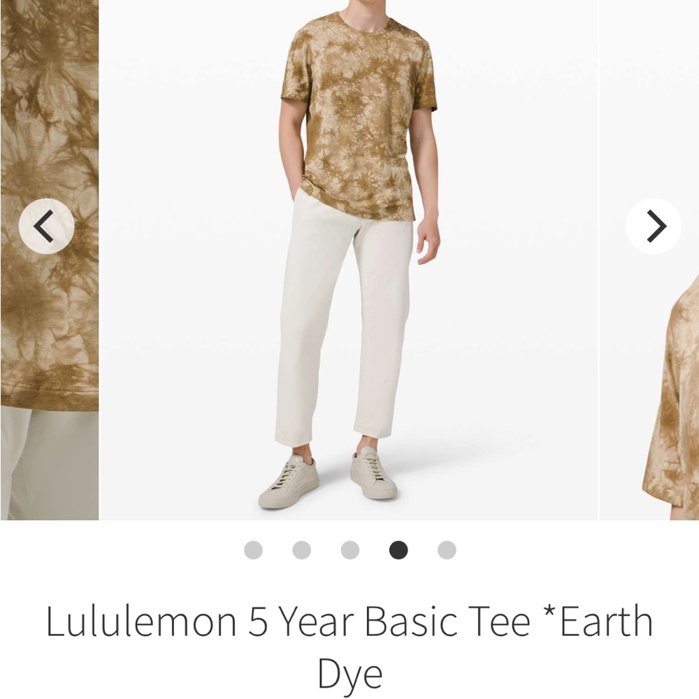 Lululemon men 5 year basic Tee